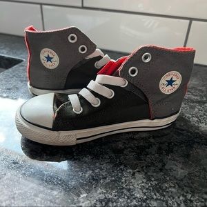 Converse All Star Velcro High-Top Sneakers Size 8